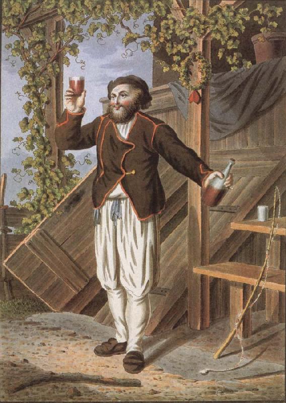 Georg Volmar Peasant of Morat Norge oil painting art